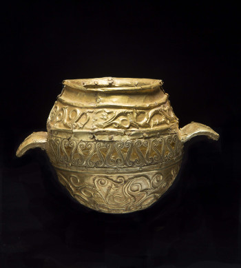 Celtic gold bowl